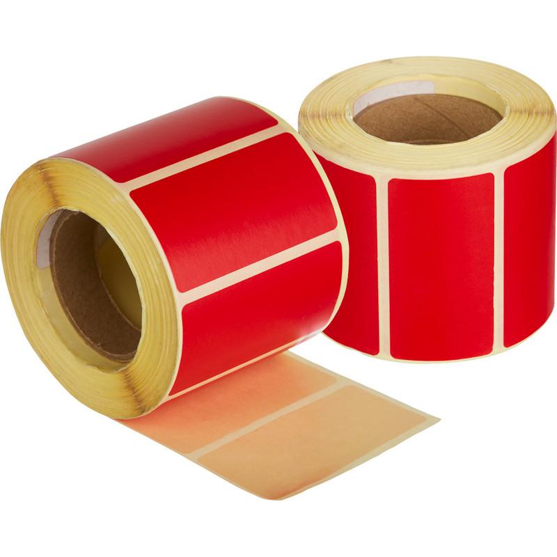 Термоэтикетки ЭКО 58x30, красная, вт.40, 700шт/рул