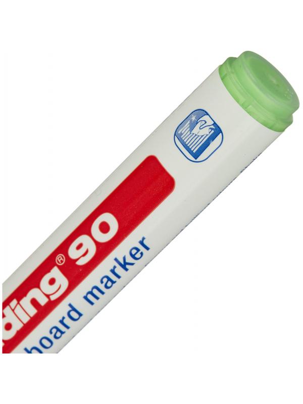 Маркер для стеклянных досок EDDING E-90/011 салат. 2-3 мм круг. наконечник