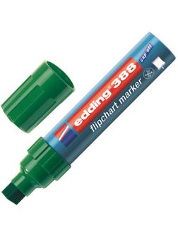 Маркер для флипчартов по бумаге (флипчарт) EDDING E-388/004 зеленый 4-12 мм