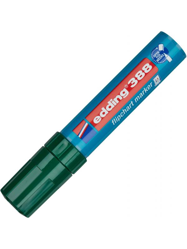 Маркер для флипчартов по бумаге (флипчарт) EDDING E-388/004 зеленый 4-12 мм