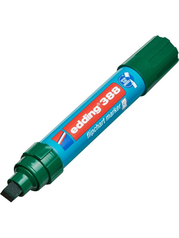 Маркер для флипчартов по бумаге (флипчарт) EDDING E-388/004 зеленый 4-12 мм