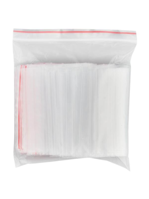 Пакет с замком (Zip Lock) 10 х 10 см, 40 мкм, 100 шт/уп