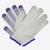 Перчатки защитные трикотажные ПВХ Точка 6 нитей 62г 10 кл руч овер 10пар/уп