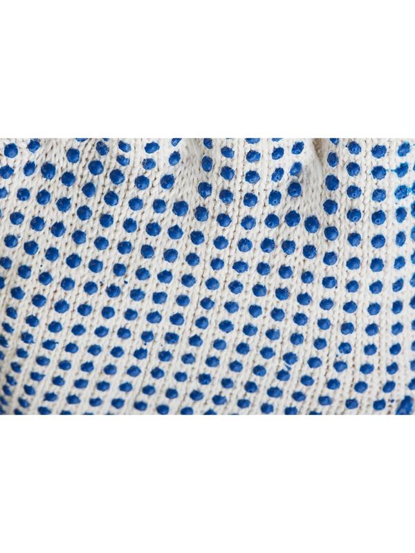 Перчатки защитные трикотажные ПВХ Точка 6 нитей 62г 10 кл руч овер 10пар/уп