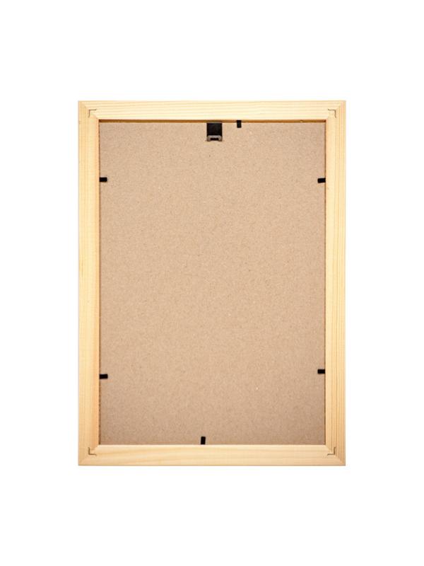 Рамка деревянная А4 темнокоричневого цвета 1702