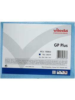 Салфетки хозяйственные Vileda ДжиПи Плюс голубые 25шт/уп 100844