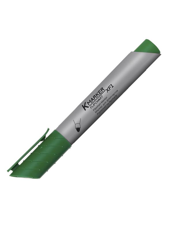 Маркер для флипчартов по бумаге KORES XF1 зеленый 21305