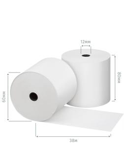 Ролики для касс Promega 80х60мм 12вт тб/58г/м2 10шт/уп 7уп/кор