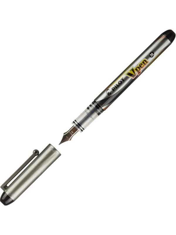 Ручка перьевая PILOT одноразовая SVP-4M V-Pen, черные чернила, 0,4мм