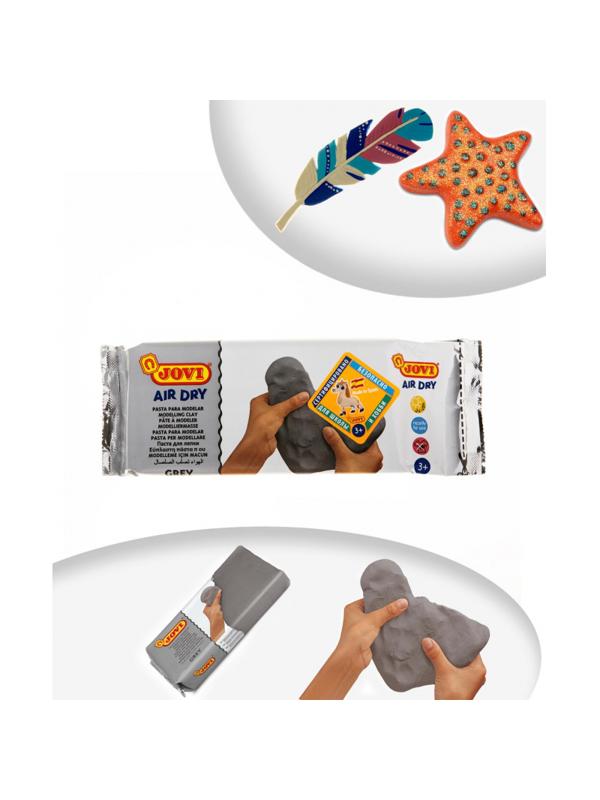 Паста для моделирования отвердевающая 500гр., JOVI, серая, 85G