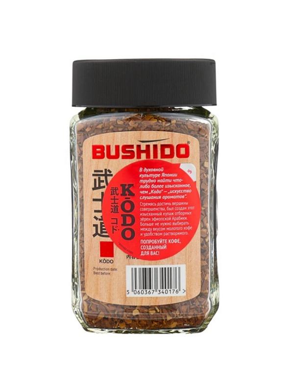 Кофе BUSHIDO Kodo растворимый,95г стекло