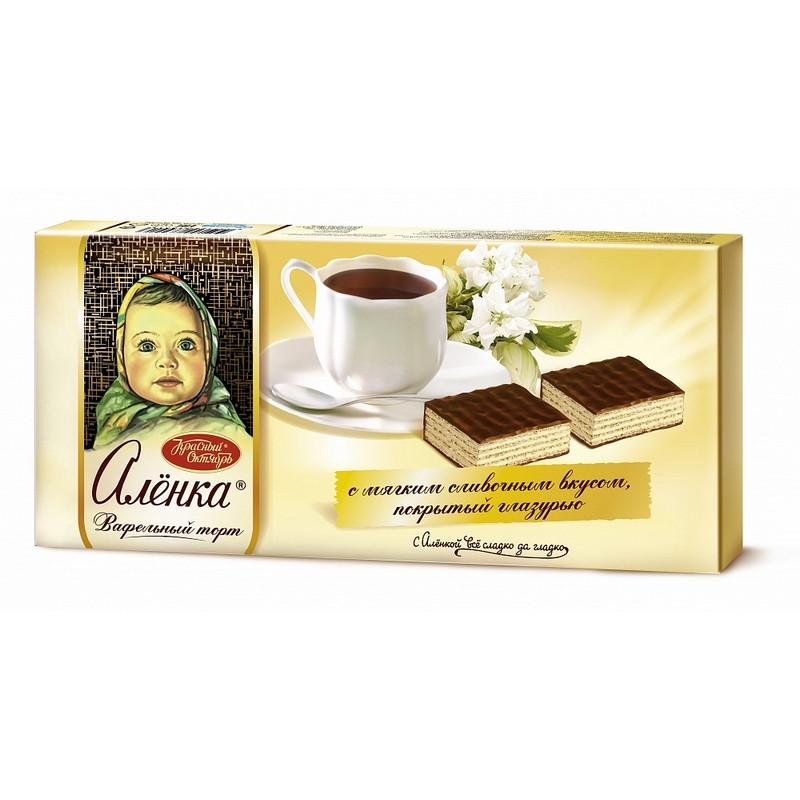 Торт вафельный Аленка 250г