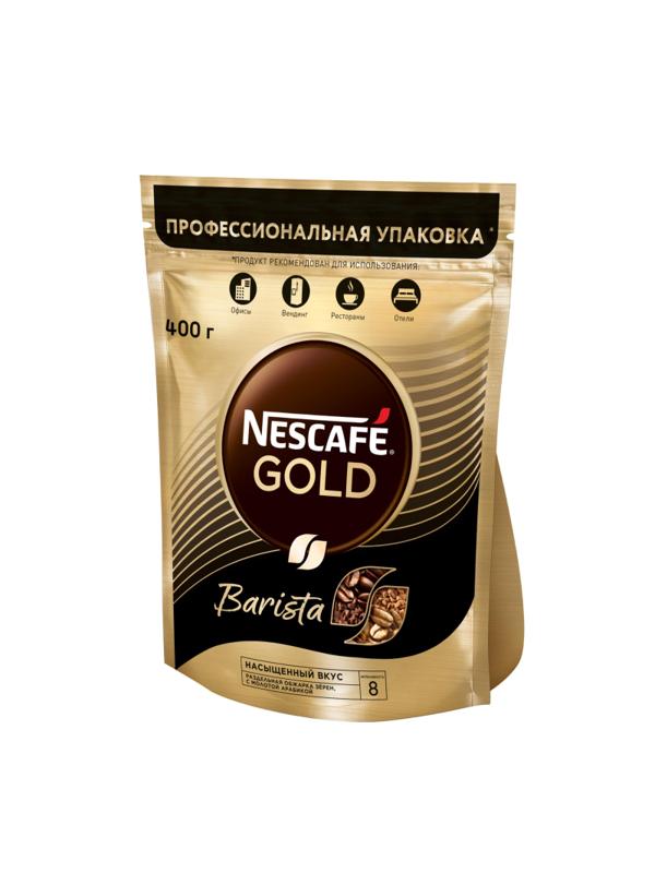 Кофе Nescafe Gold Barista раств.400г пакет