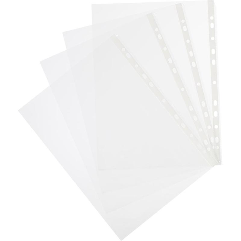 Файл-вкладыш Стандарт  А4 30мкм Attache с  перфорацией,100 шт