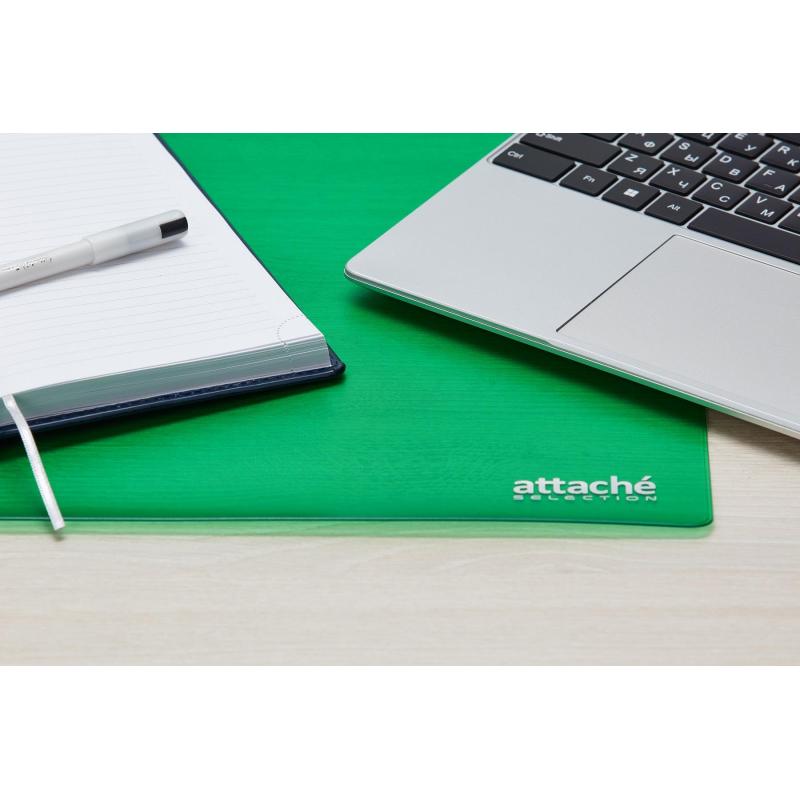Коврик на стол Attache Selection 47,5x66см, прозрачный зеленый, 2808-508