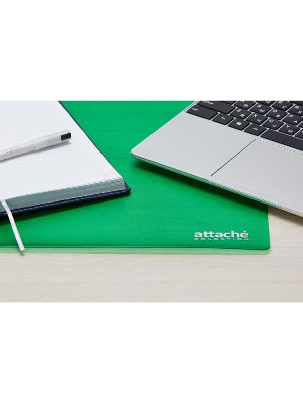 Коврик на стол Attache Selection 47,5x66см, прозрачный зеленый, 2808-508
