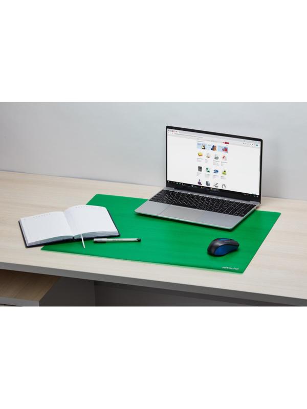 Коврик на стол Attache Selection 47,5x66см, прозрачный зеленый, 2808-508