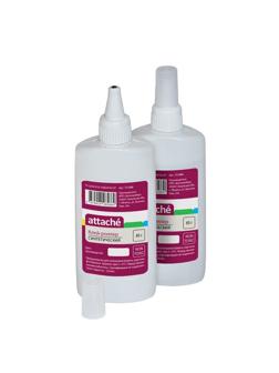 Клей канцелярский Attache 85 мл, синтетический, металлический роллер