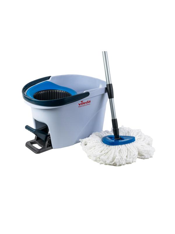 Комплект для уборки Vileda УльтраСпин Мини 158010 голубой стелескоп.ручкой