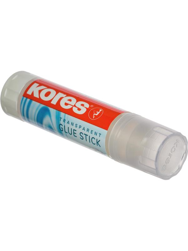 Клей-карандаш KORES 21г прозрачный