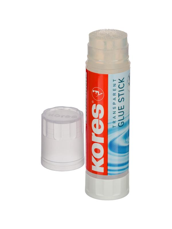 Клей-карандаш KORES 21г прозрачный