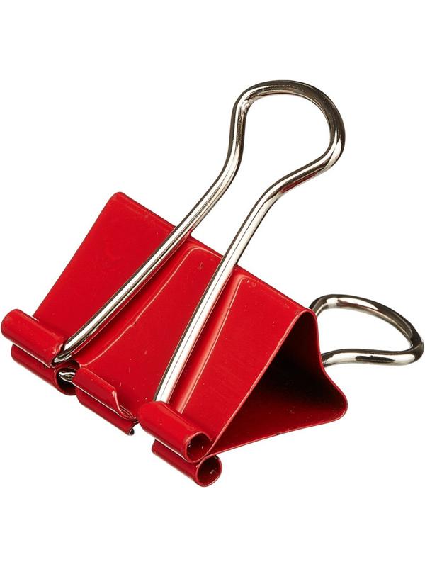 Зажимы для бумаг Attache, 32 мм, 12 шт., цветные, в карт.коробке