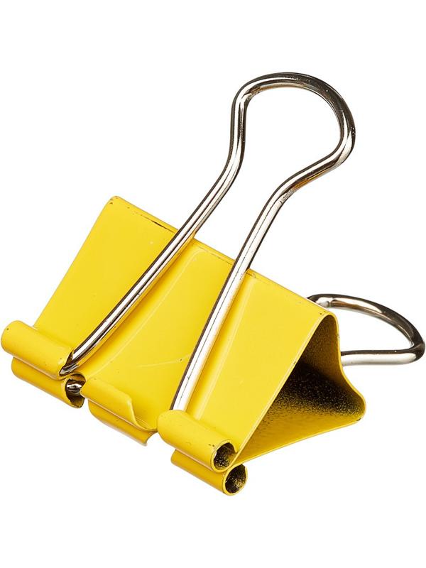 Зажимы для бумаг Attache, 32 мм, 12 шт., цветные, в карт.коробке