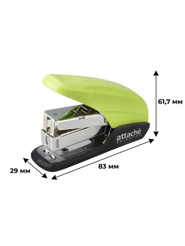Степлер Attache Selechion (№24/6,26/6) до 20лис,энергосбер,антистеп,салатов