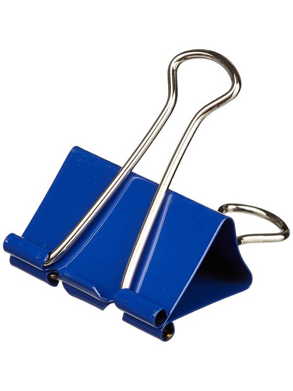 Зажимы для бумаг Attache, 41 мм, 12 шт., цветные, в карт.коробке