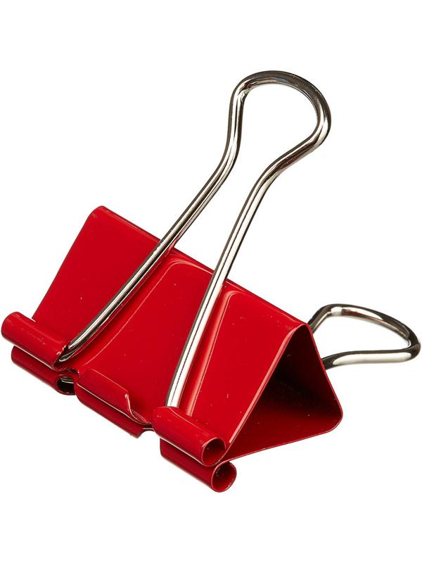 Зажимы для бумаг Attache Selection, 41мм, 24 шт, цветные, пласт.уп