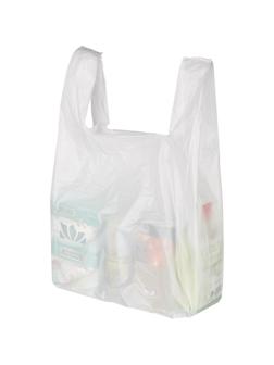 Пакет-майка 28+15х54/15мкм, 100шт/уп, белый S