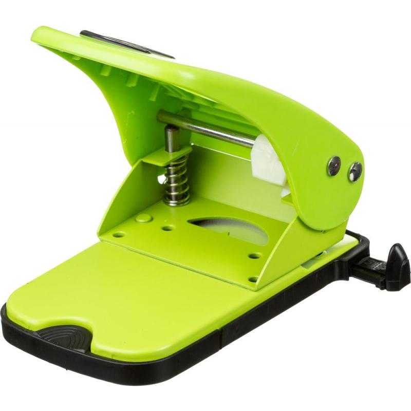 Дырокол Attache Selechion до 30 листов, цвет салатовый