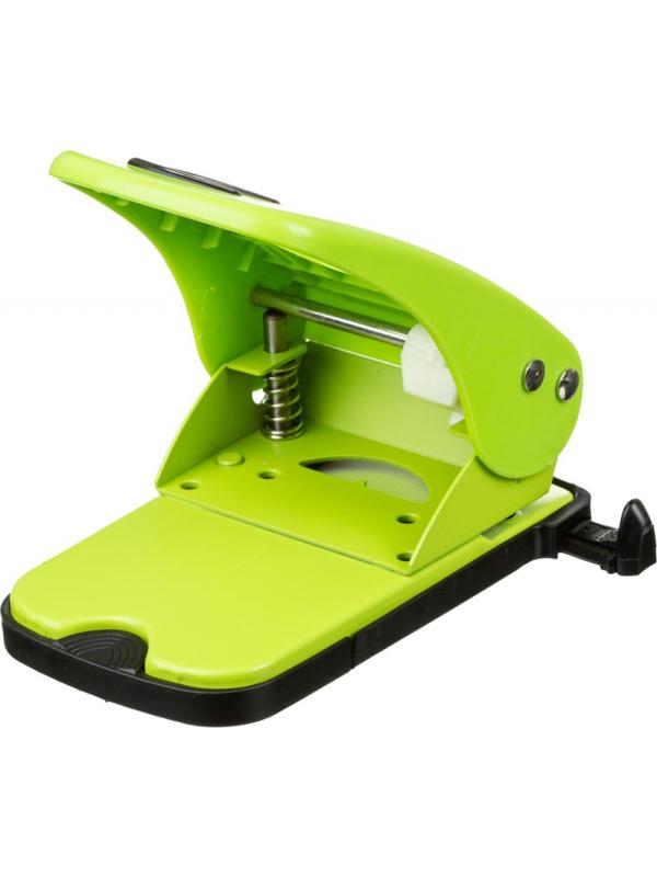 Дырокол Attache Selechion до 30 листов, цвет салатовый