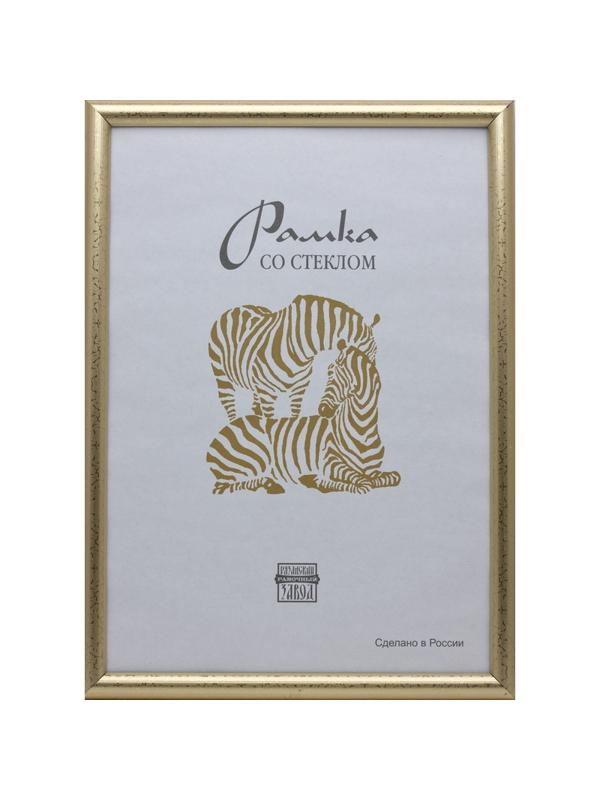 Рамка пластиковая А3 золотого цвета 509