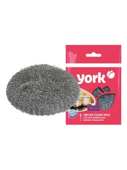 Губка YORK из нерж.стали Мега 1шт/уп.