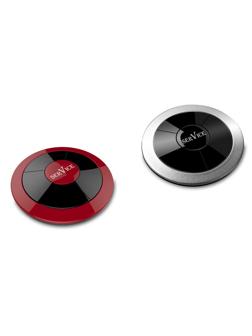 Кнопка вызова персонала RU-1, цвет вишня/серебро