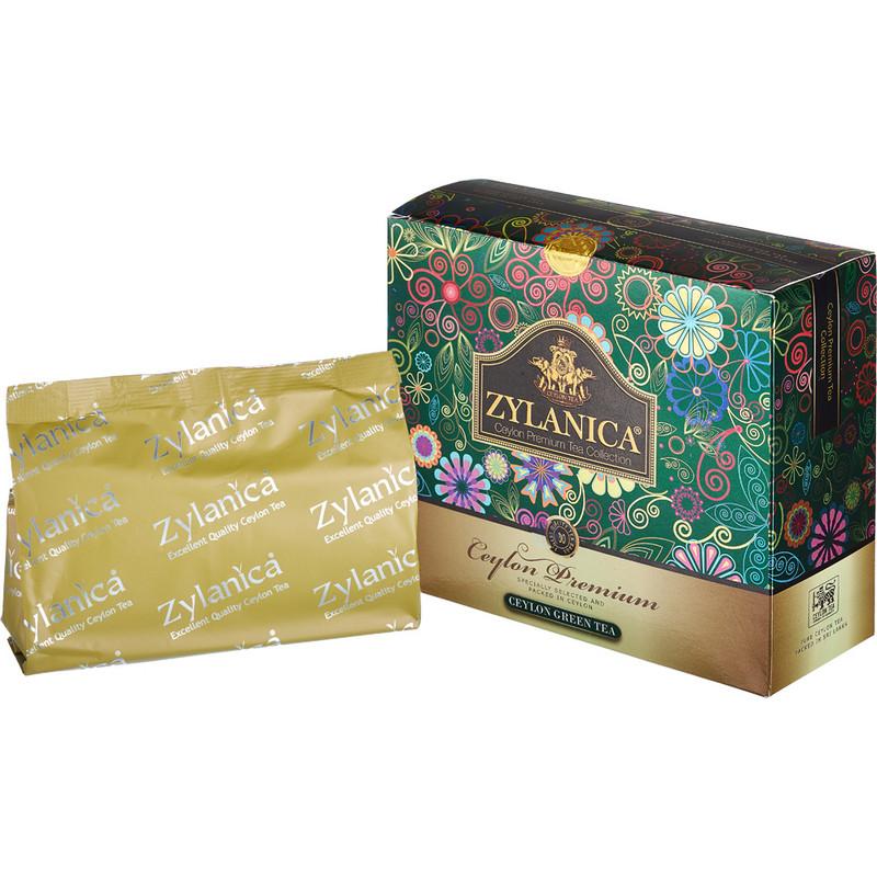 Чай Zylanica Ceylon Premium Collection зел. 100 пакx2гр/уп