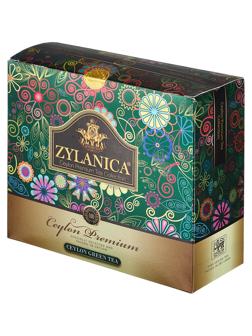 Чай Zylanica Ceylon Premium Collection зел. 100 пакx2гр/уп