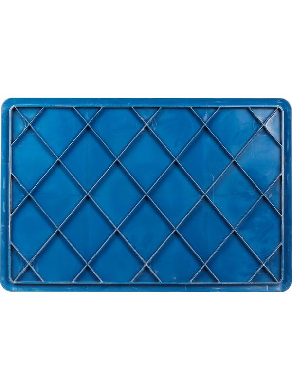 Ящик п/э 600х400х140 мм сплошной без ручек, серый (705.03.02)