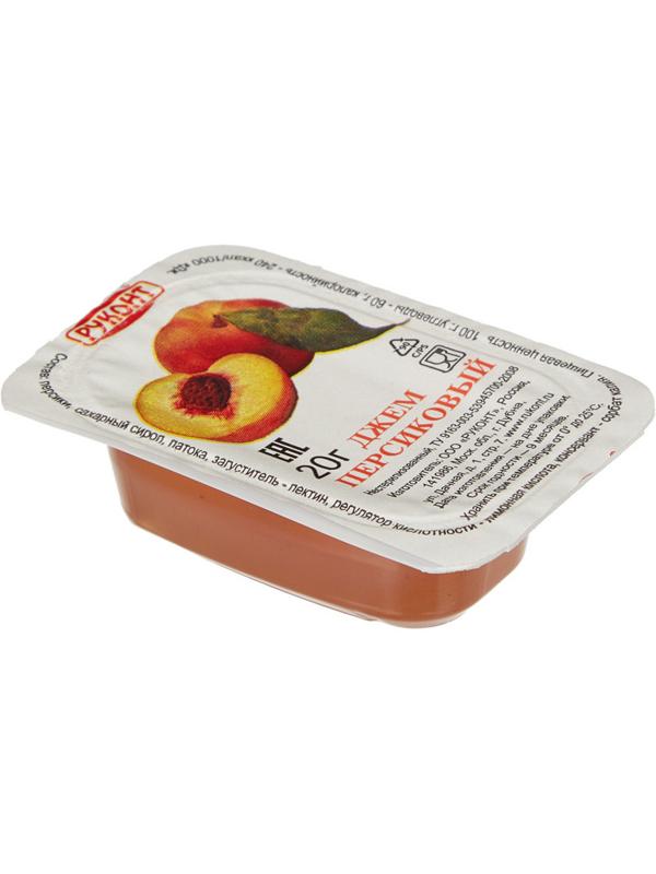 Джем Руконт порц. персик 20г/шт 20 шт/уп