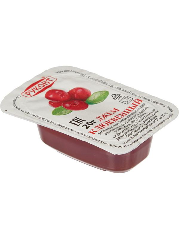 Джем Руконт порц. клюква 20г/шт 20 шт/уп