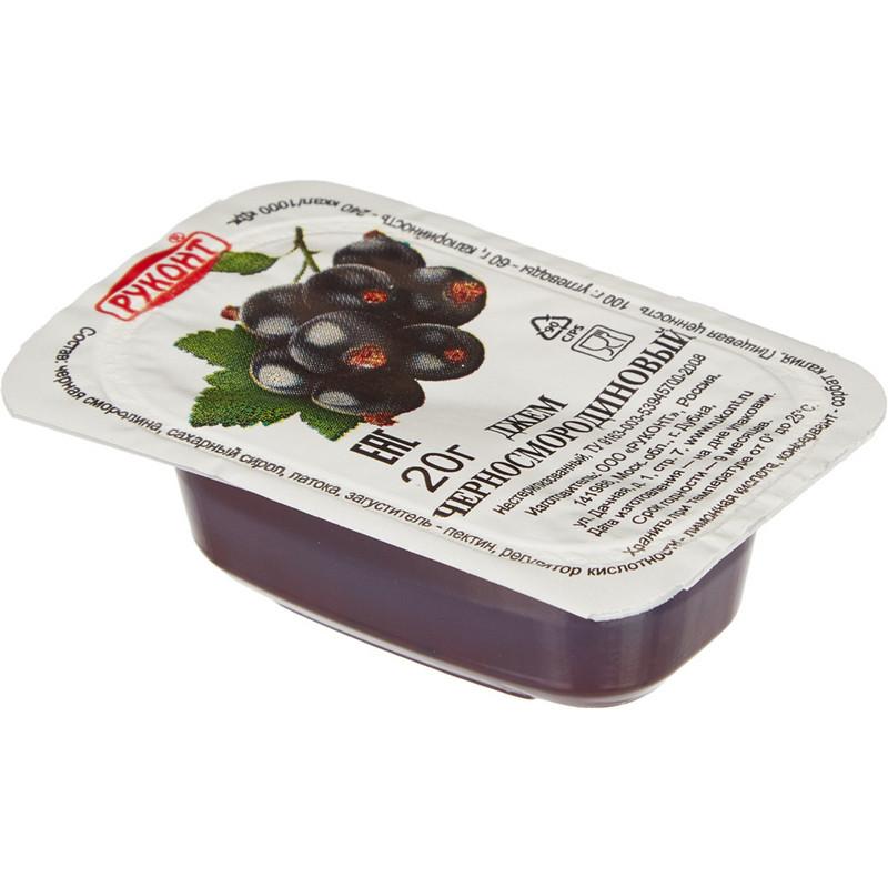Джем Руконт порц. черная смородина 20г/шт 20 шт/уп