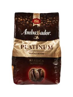 Кофе Ambassador Platinum в зернах, 1кг