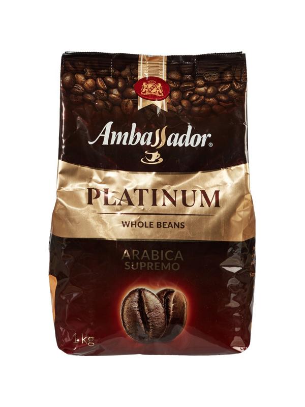 Кофе Ambassador Platinum в зернах, 1кг