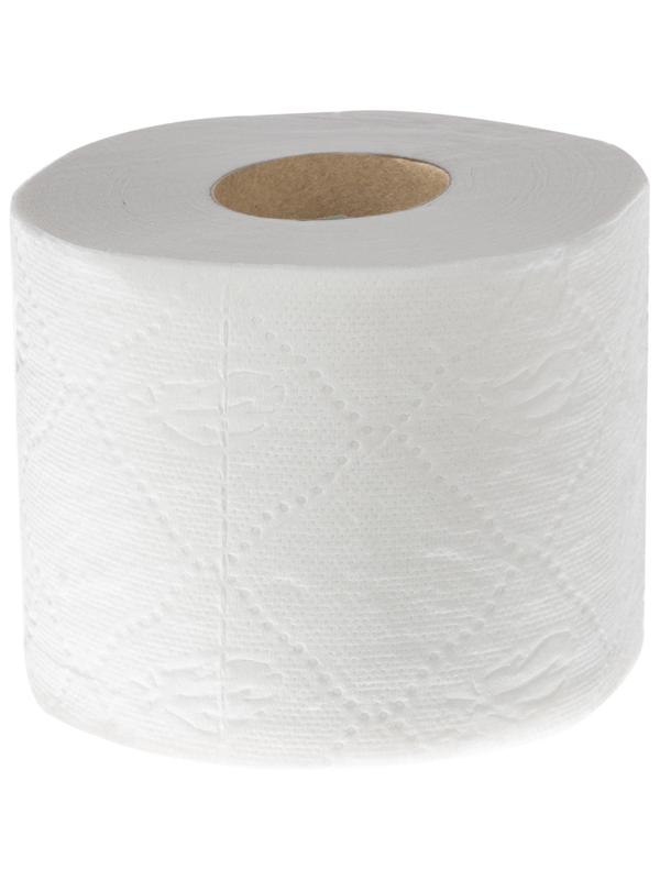 Бумага туалетная 2сл бел 100%цел, 50м, 4рул/уп