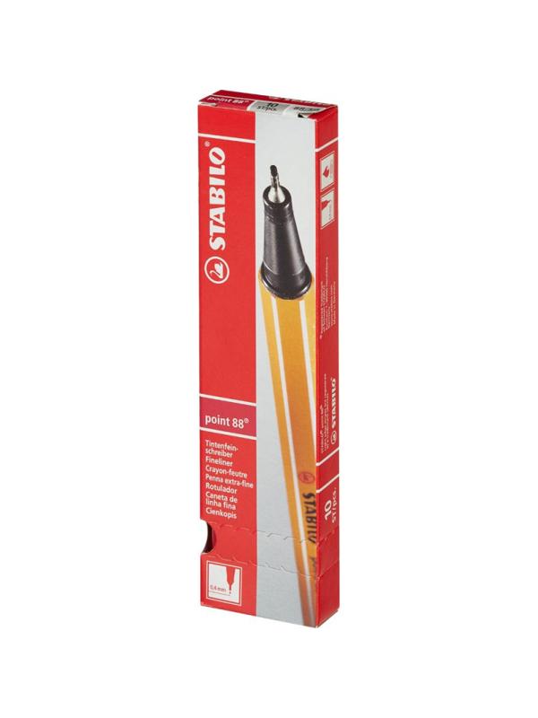 Линер STABILO Point 88/50 темно-красный Германия