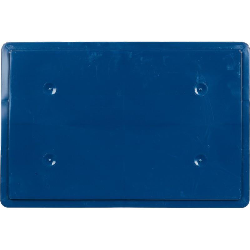 Контейнер ПЭ,600x400x75мм,сплош/сплош,арт. 424_синий