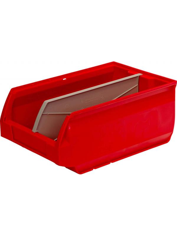 Контейнер ПП,350х230х150мм, Milano,сплош/сплош, красный арт.5003