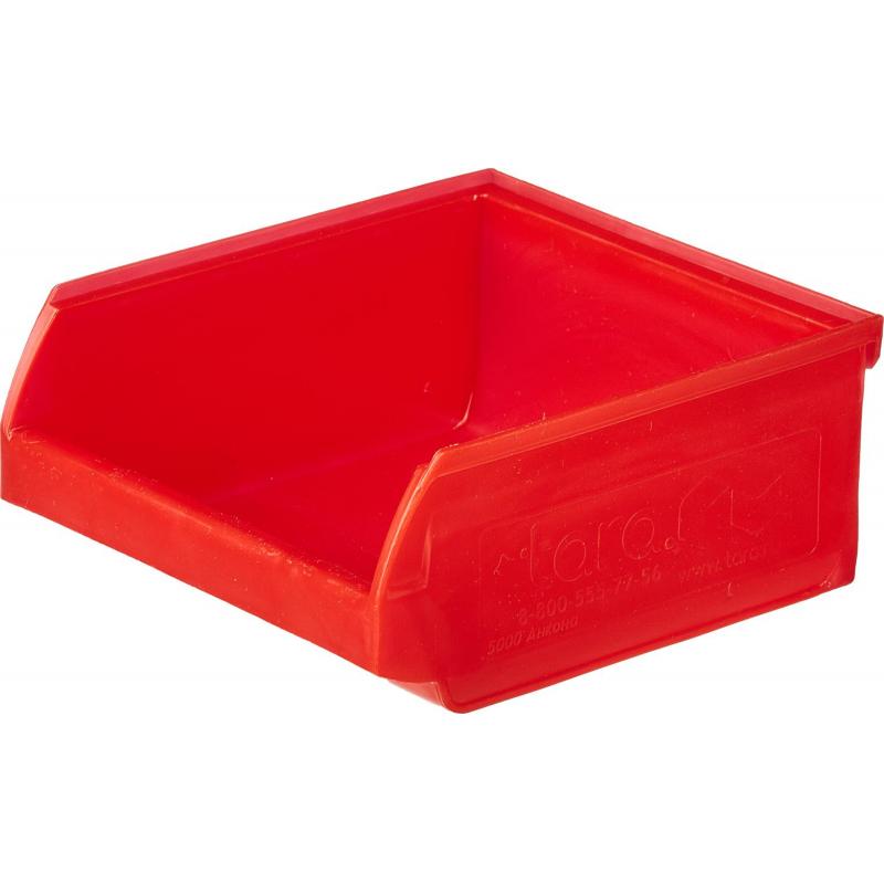 Контейнер ПП,107х98х47мм,сплош/сплош,арт.5000_крас