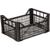Ящик ПП,400х300х185мм,перф/перф,арт. 103_ черный